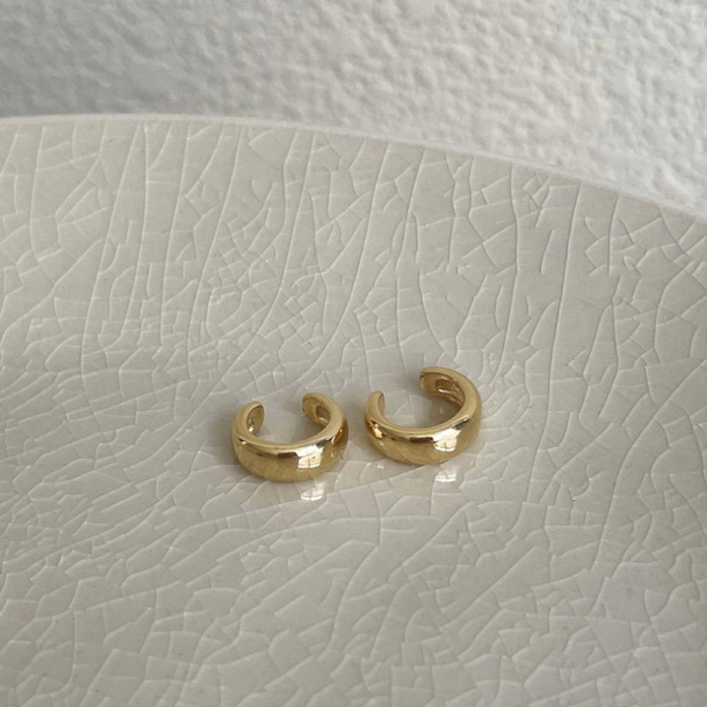Gold Silver Ear Cuff Without Piercing Ear Clips Earrings for Women Trendy Earring Fake Cartilage Earrings Clip Jewelry Gifts