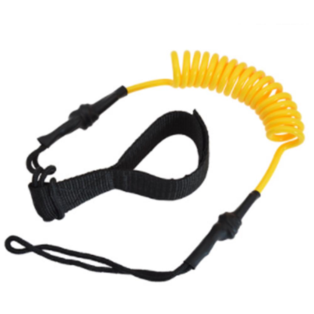 JB-A35   TPU  Safety  Rope For Kayak Canoe Oar Surfboard Paddle Anti-lost Spring Rope