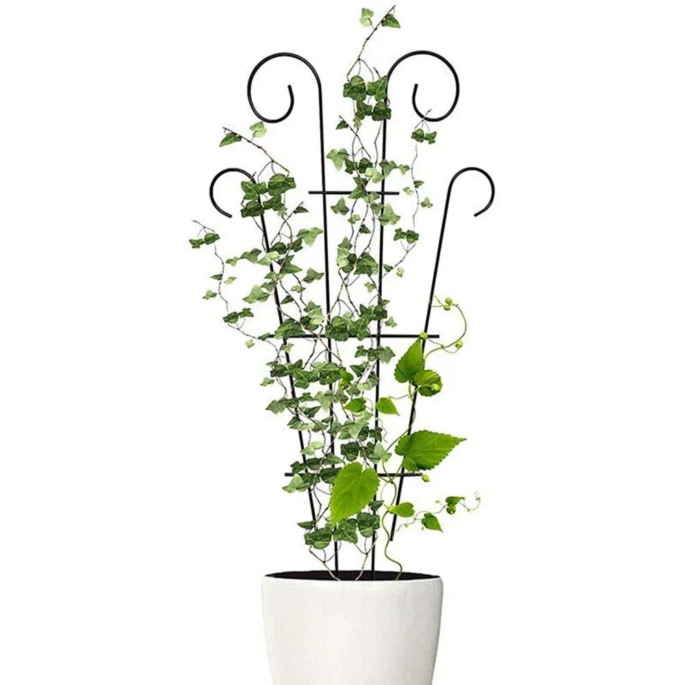 Pflanzenstütze, Pflanzenpfähle, Pflanzenkletterstützrahmen, Gartenklettergitter, Blumenständer, Käfig, Gartenpflege, Boden, Blumenregal