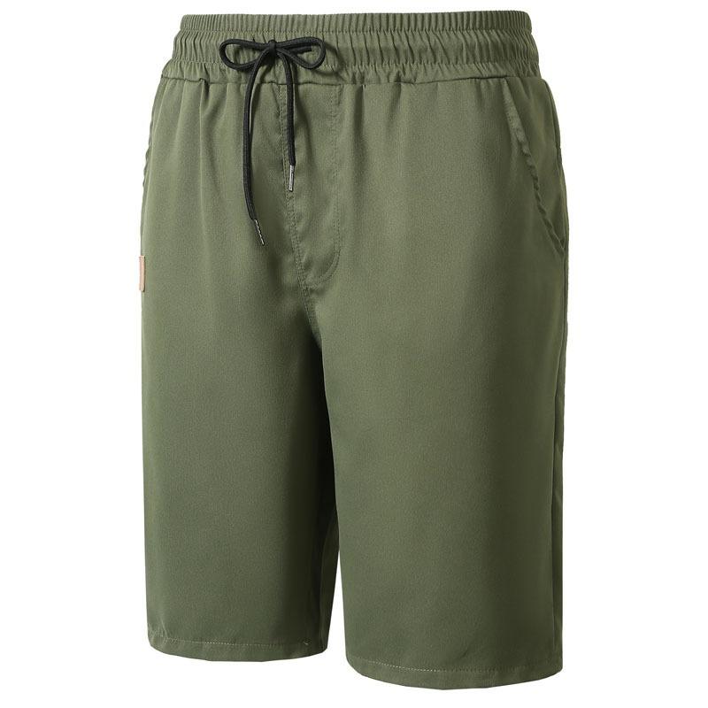Summer Sports and Leisure Large Size Woven Beach Shorts for Men