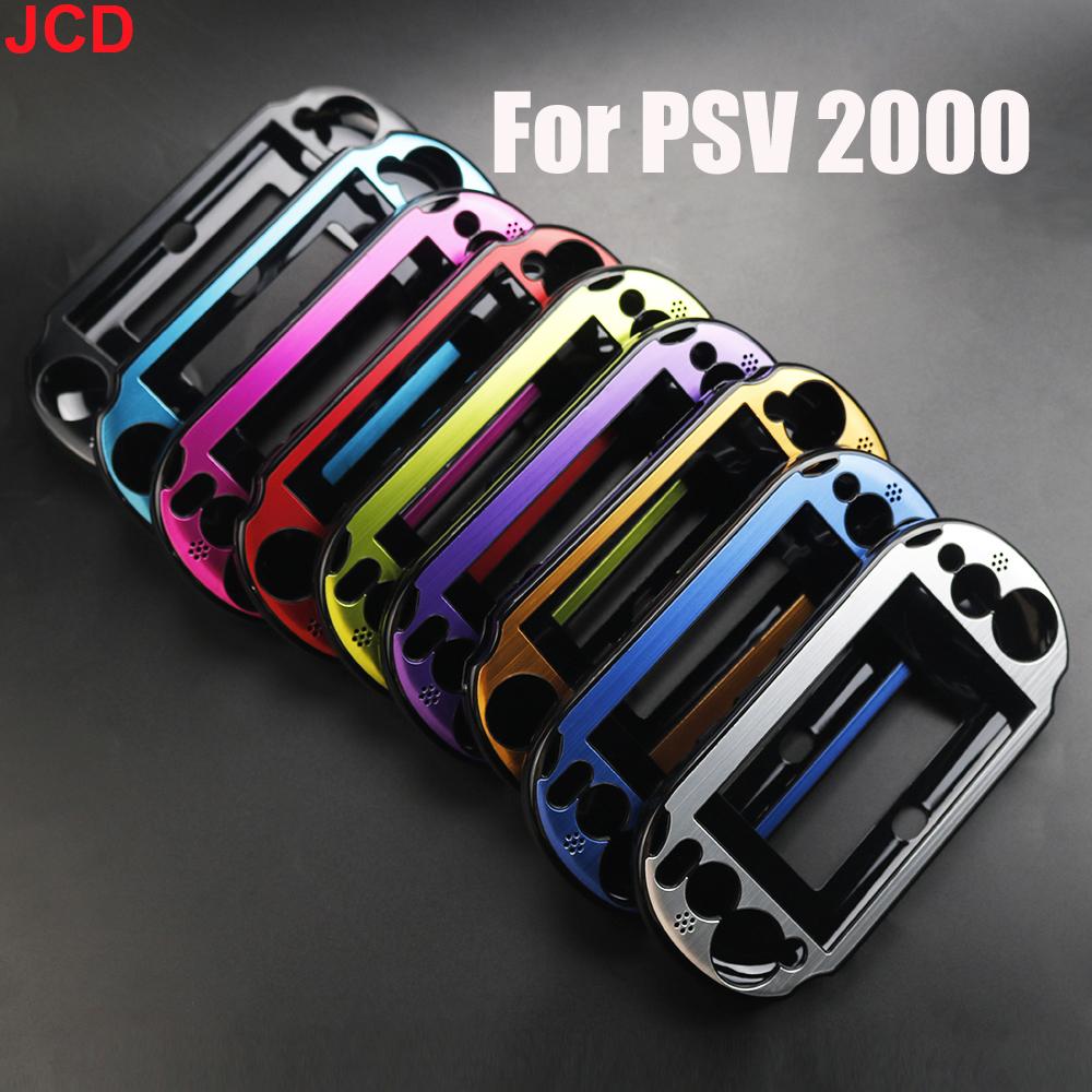 JCD 1 Sztuka Aluminiowa Metalowa Twarda Osłona Etui Skóra Powłoka Ochronna Dla Kontrolera PSV 2000 PS Vita 2000 PSV PCH-20 Akcesoria
