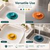 Sink Plug Bathroom Hair Catcher Stopper Silicone Shower Floor Drain Cover Filter Deodorant Anti-clogging Kitchen Drain Strainer