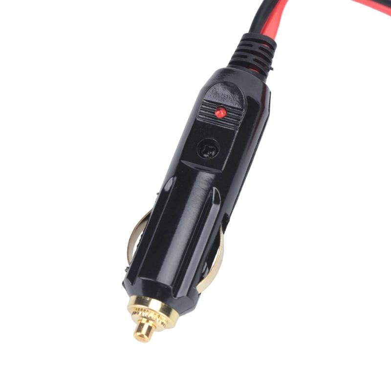 Car Lighter Plug to 60 Female Charging Cable, 12V 24V 14AWG Wire for Vehicle FPV Drones Battery Power Transfer