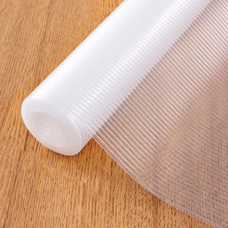 1Roll Drawer Pad Wardrobe PEVA Cabinets Anti Slip Convenient Trimmable Inside the Refrigerator Oil Resistant Flexible