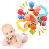 Manhattan Round Ball Baby Hand Rattle Soft Silicone Toys Baby Toys Infantil Chewable Teethers Toys for Newborn 0-12 Months