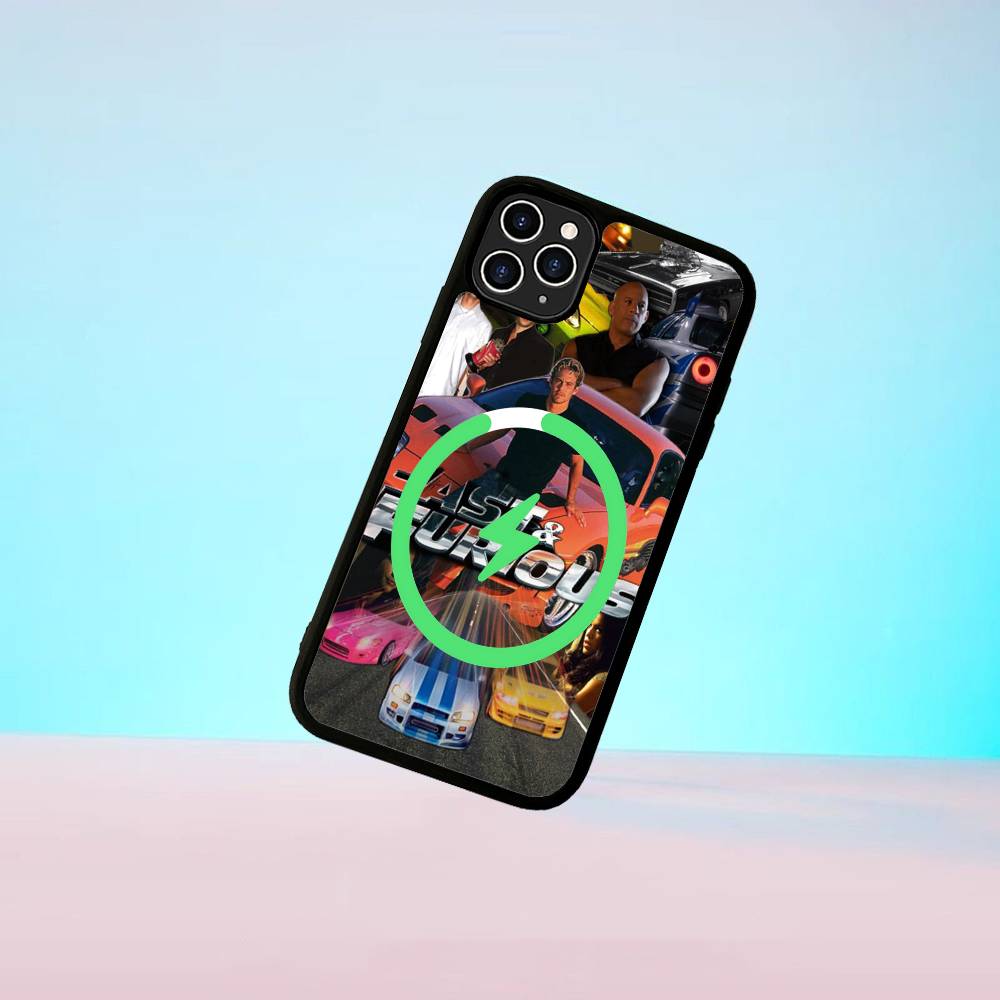 Movie Series Fast F-Furious For Magsafe Magnetic Wireless Phone Case For IPhone 11 12 13 14 15 16 17 Pro Max Plus Cover
