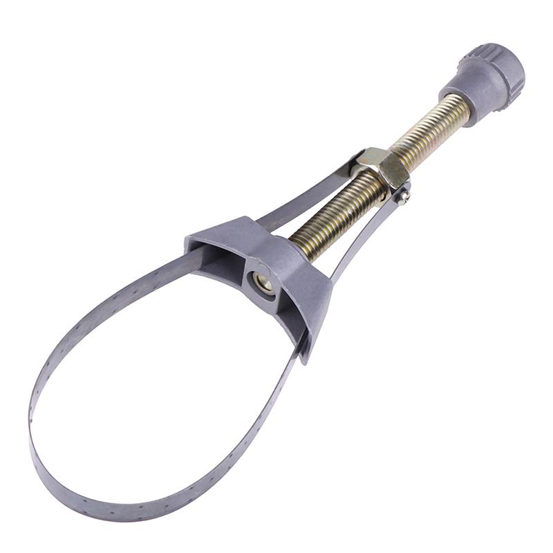 1Pc Aluminium Car Oil Filter Removal Metal Tool Strap Wrench Diameter Adjustable