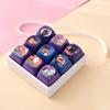 Halloween Pattern Fidget Toy Creative Decompression Button  Keychain  Bag Hanging Decor