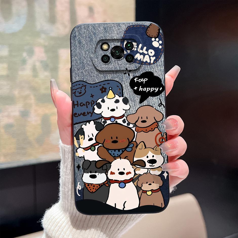For Xiaomi Poco X3 Pro NFC GT Cases Cartoon Rabbit Lion Portable Anti-drop Lightweight Aesthetic Shell For Xiaomi PocoX3Pro Capa