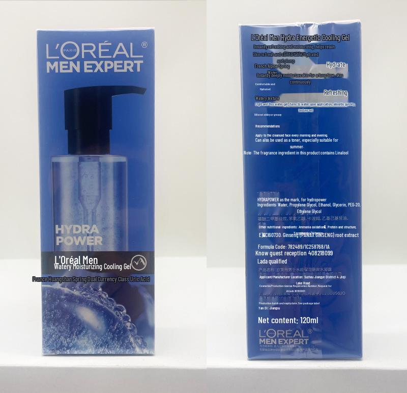 L'Oréal Men's Hydro-Moisturizing Set: Facial Cleanser & Hydro-Gel Lotion