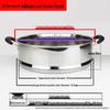 Thickened Stainless Steel Steamer Basket
