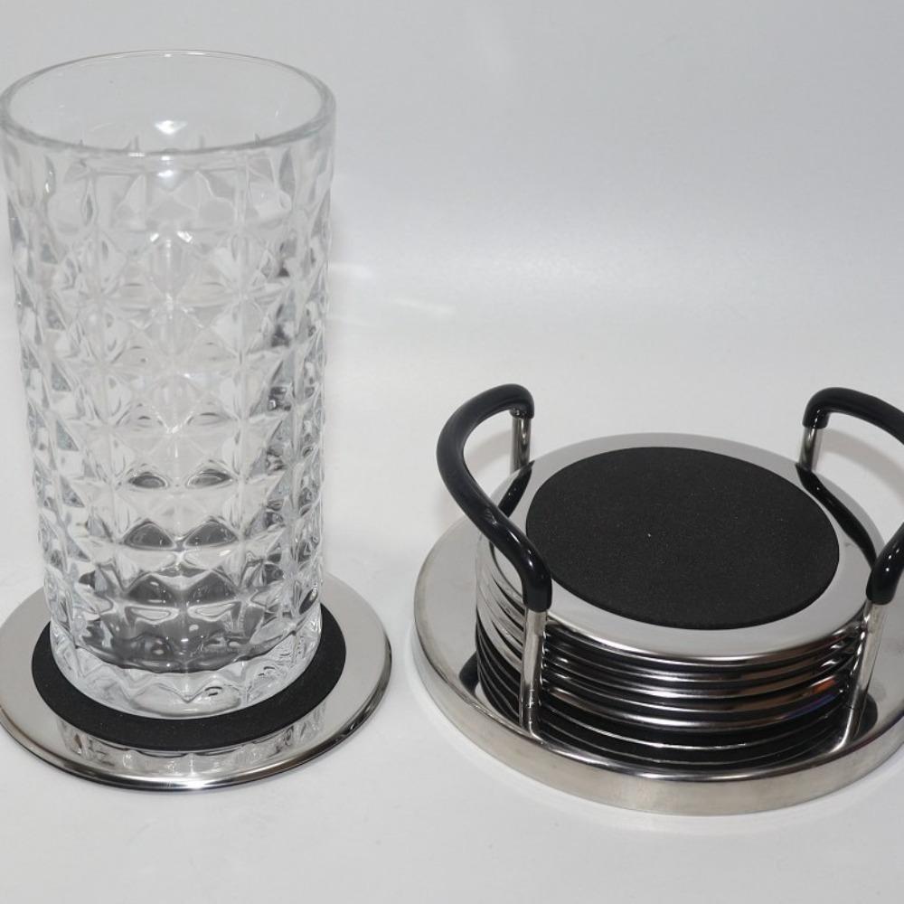 6PCS/SET Waterproof Non-Slip Coaster Minimalist Insulation Cup Mat  Table Decor