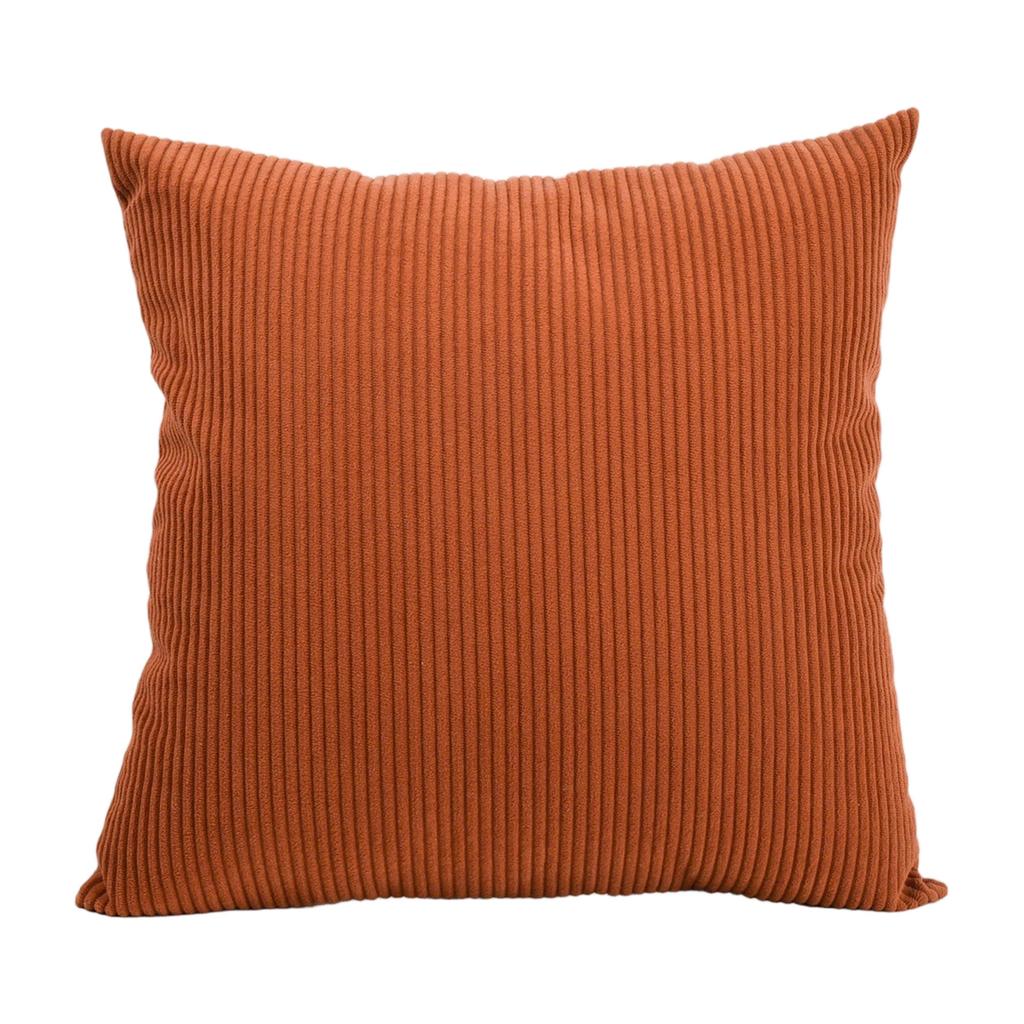 Fine Stripe Corduroy Throw Pillow Cover For Living Room Sofa