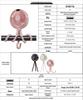 Octopus Baby Stroller & Desktop Mini Fan with USB Charging Tripod