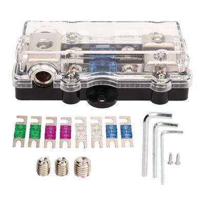 ANL Fuse Holder 4GA IN 8GA OUT Overcurrent Protection High Performance for Car Boat Yacht RV