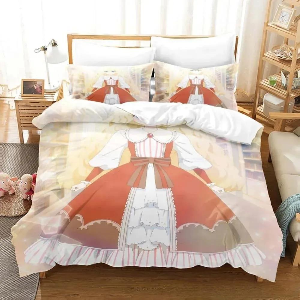 3D Anime Bibliophile Princess Ganzjahres Bettwäscheset Einzelbett Twin Full Queen King Size Bettset Erwachsener Kind Schlafzimmer Bettbezug Sets