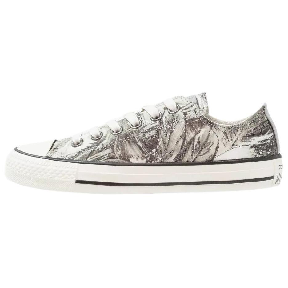 Converse Chuck Taylor All Star Low Satin Floral Women Sneakers Black Dolphin Egret 559864C