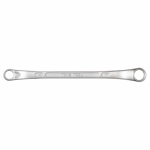 TONE Long Mechanic Box Wrench (45° X 10°) M44-1417 Width Across Flats 14 X 17mm
