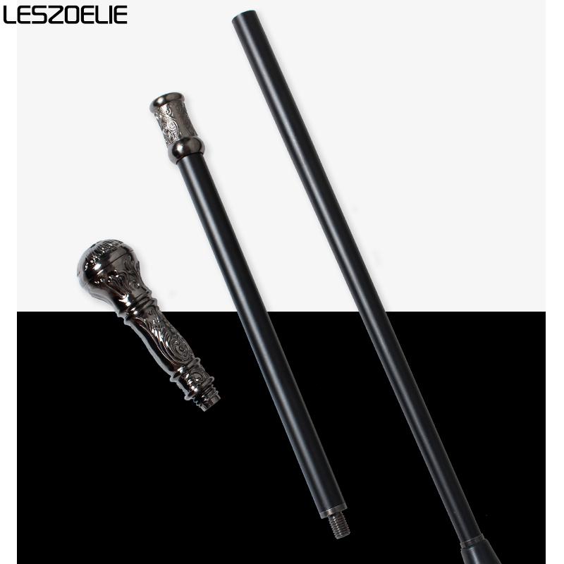 Elegant Vintage Antique Silver Detachable Walking Cane Fashionable Man/Woman Party Stick Stylish Elegant Vintage Walking Cane