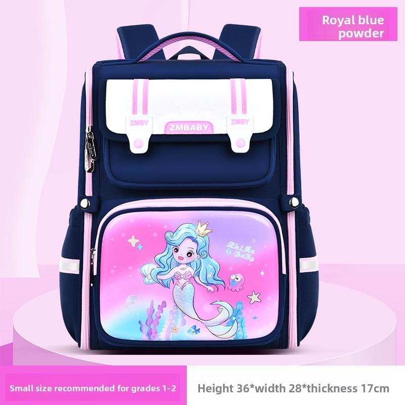 

Kids Cartoon School Backpack With Durable Pu Material For Elementary Students Pink Small