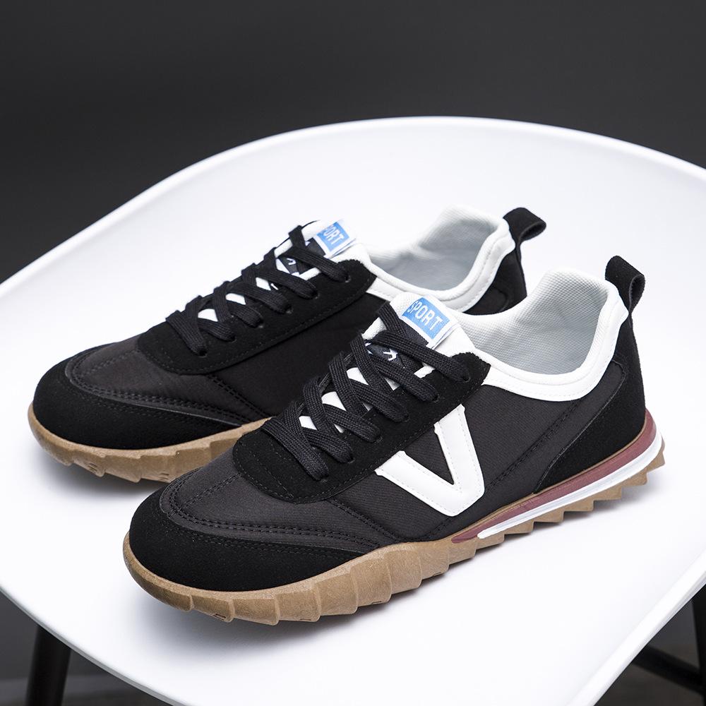 Men's Fashionable Outdoor Casual Shoes Trendy Breathable Student Sneakers Four Seasons Dad Shoes