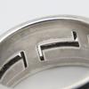 Used HERMES Ring Move ash EU#55.5 56 Silver925 7.8g Silver black Accessories