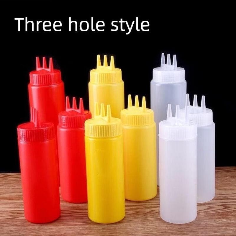 ZISIZ Plastic Salad Dressing Squeeze Bottle