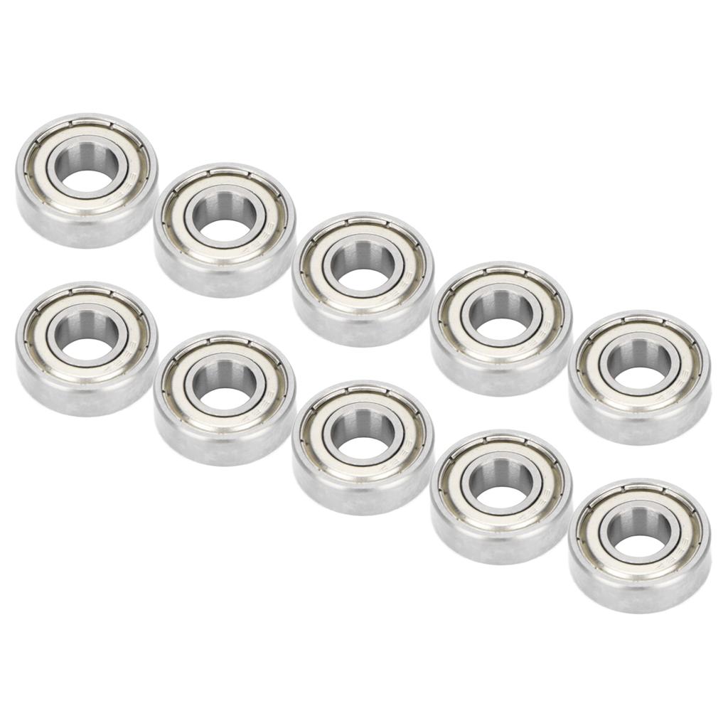       Bearing 698  8mm x 19mm x 6mm, Double Sealed, High Speed, with Dust   on Both Sides for Micromotors and Industrial Equipment