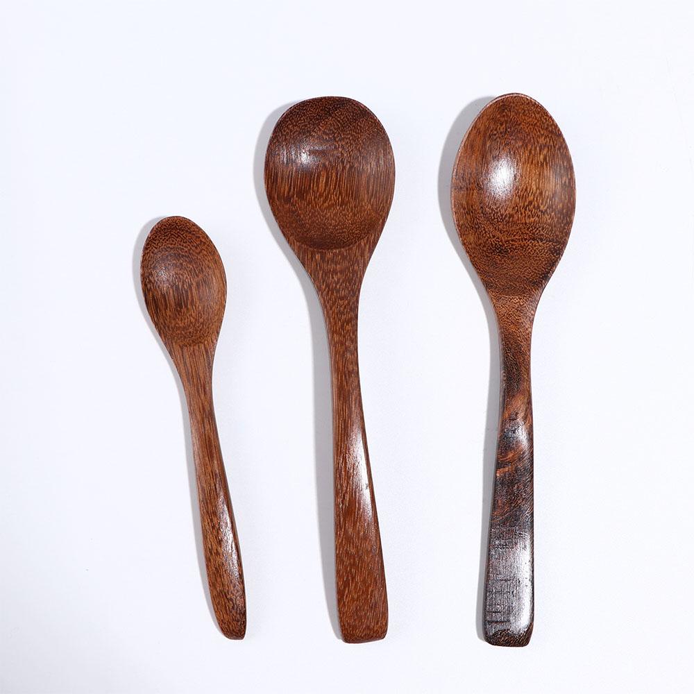 Tableware Flatware Cooking Utensils Dessert Tea Spoon Coffee Spoon Wooden Spoon Soup Spoons