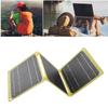 Solar Panel 21W 5v 9v 12v Output Dual USB Portable Waterproof Monocrystalline Silicon Solar Panel for Camping Traveling Fishing