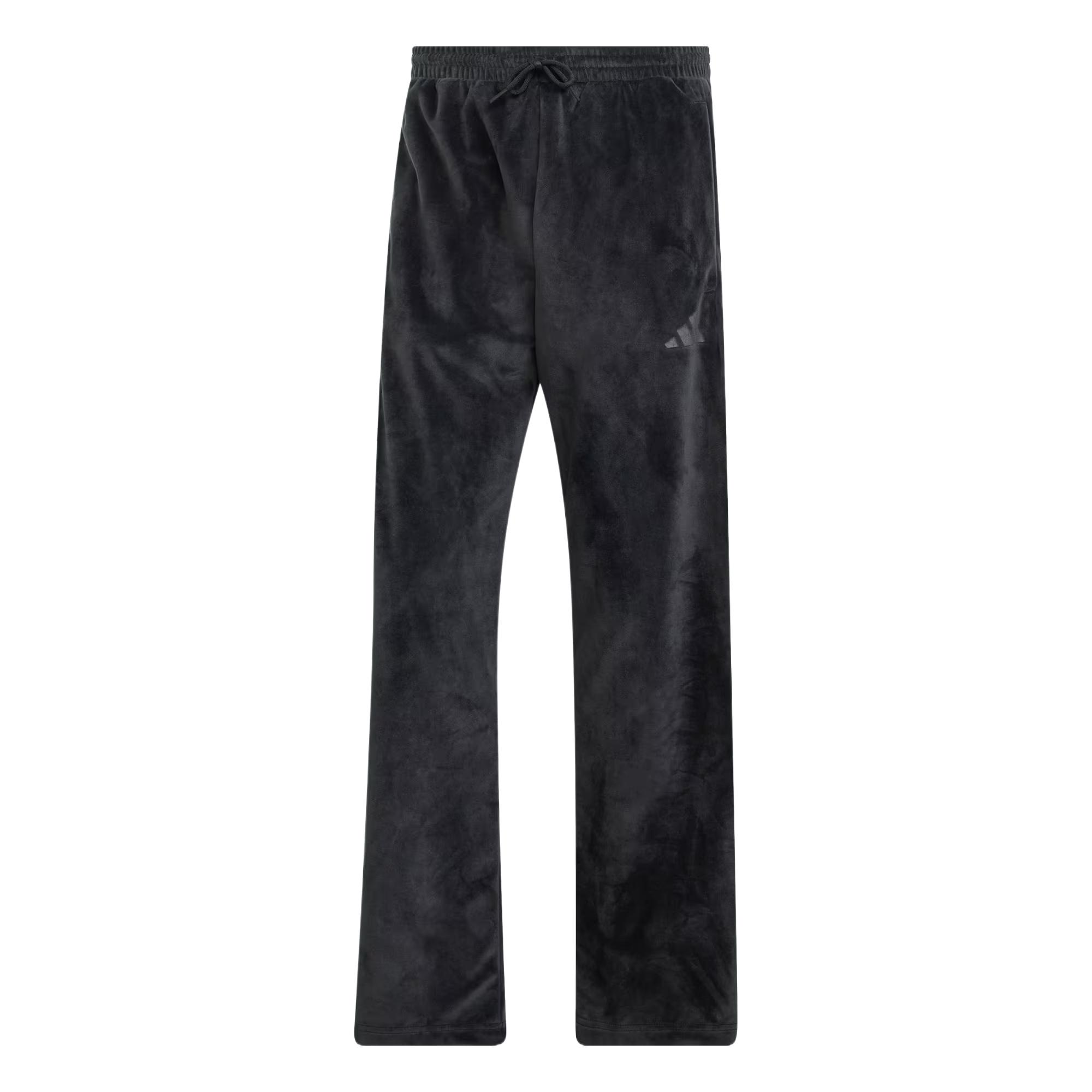 Adidas Sportswear Black Velour Pants Casual Pants Men s JM4305 L
