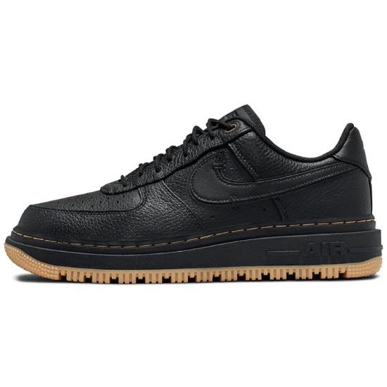 Nike Zapatillas para hombre Air Force 1 Luxe Negro Goma DB4109-001