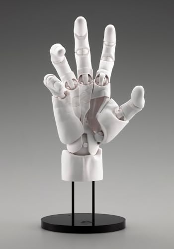 1/1 Scale Men's Hand Model R - White Action Figure, Artist Support Item