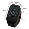 22mm Motorcycle Retrofit Switch Headlight Horn Control On/Off With LED Display Light Switch Button Handlebar Mount
