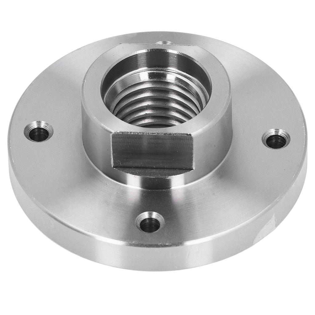 3-calowy uchwyt tokarski ze stali stopowej, tarcza czołowa do tokarki do drewna z 4 otworami na śruby do wrzeciona 1 cal x 8 TPI