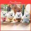 Super Soft Plush Dog Keychain Adorable Samoyed Stuffed Toy For Bags And Keys
