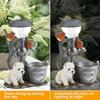 Lawn Lamp Cat Sculpture Solar Garden Animal Statue Squirrel Statue Ornament Animal Light Decor