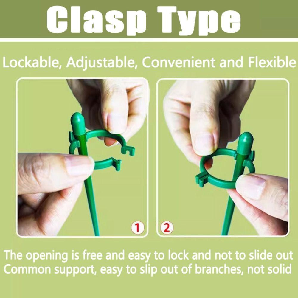 10Pcs Adjustable Plant Climbing Rack Creative Plant Stand Plant Support Frame  Garden Decor