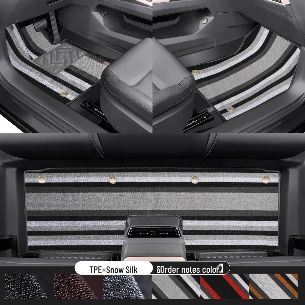 Jetta VS8 Full Coverage TPE Floor Mats - Interior Decorative Automotive Accessories