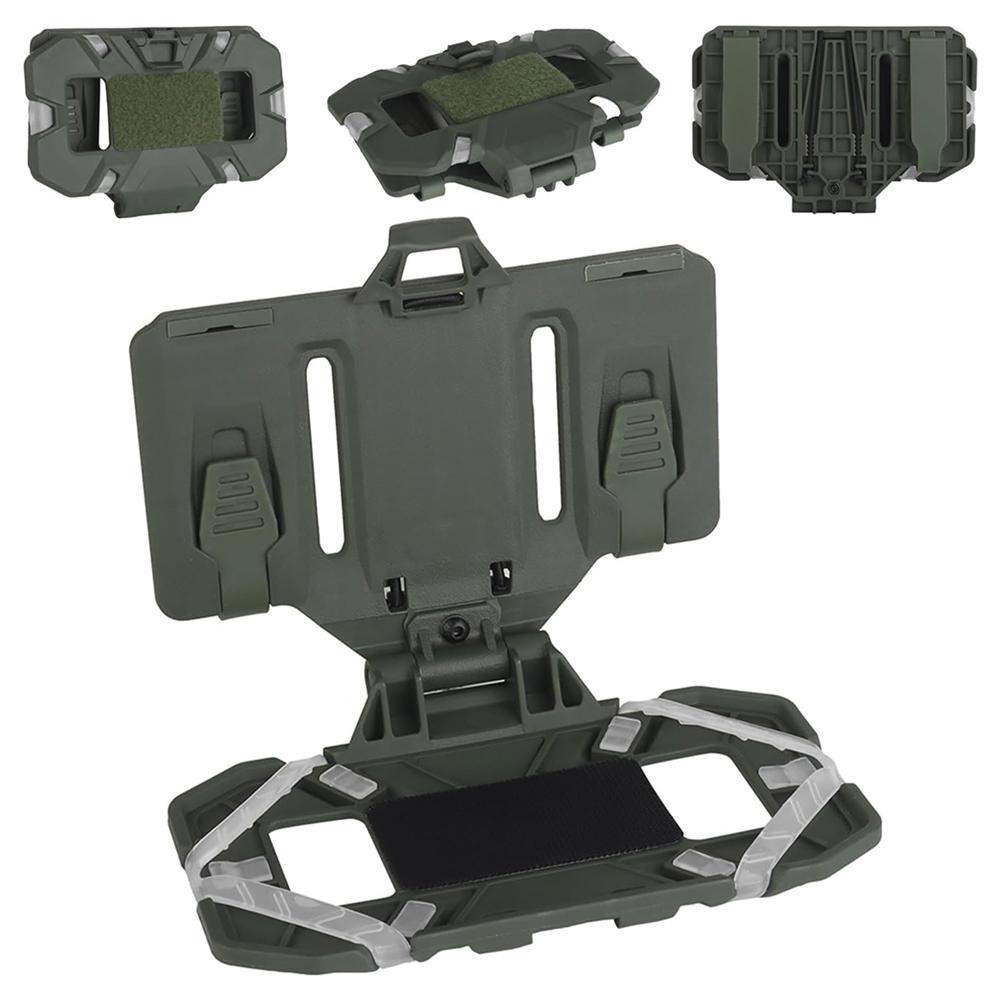 Vest Mobile Phone Rack Tactical Folded Navigation Board Mobile Phone MOLLE Holder Hunting Paintball Chest Bag Map Bag