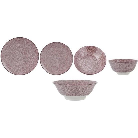 

Porland Old Fashion Plum Набор посуды из 25 предметов на 6 персон