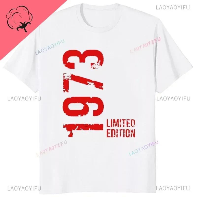 New Style Novelty 51th Birthday Gifts Vintage 1973 T Shirts Graphic Streetwear Casual Fashion Short Sleeve Summer Style Tshirt