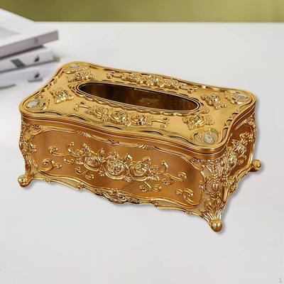 Decorative, Non-slip Rectangular Tissue Box, Ideal for The Living Room, Toilet Or Bedside Table.