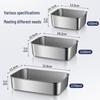 Stainless Steel Food Storage Container Set