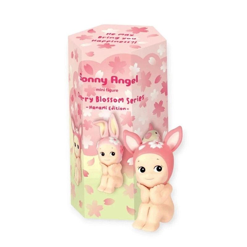 Cute Sonny Angel Cherry Blossom Series Hanami Edition Random Blind Box Pink Mini Doll Toys for Kids Children Gifts GZW