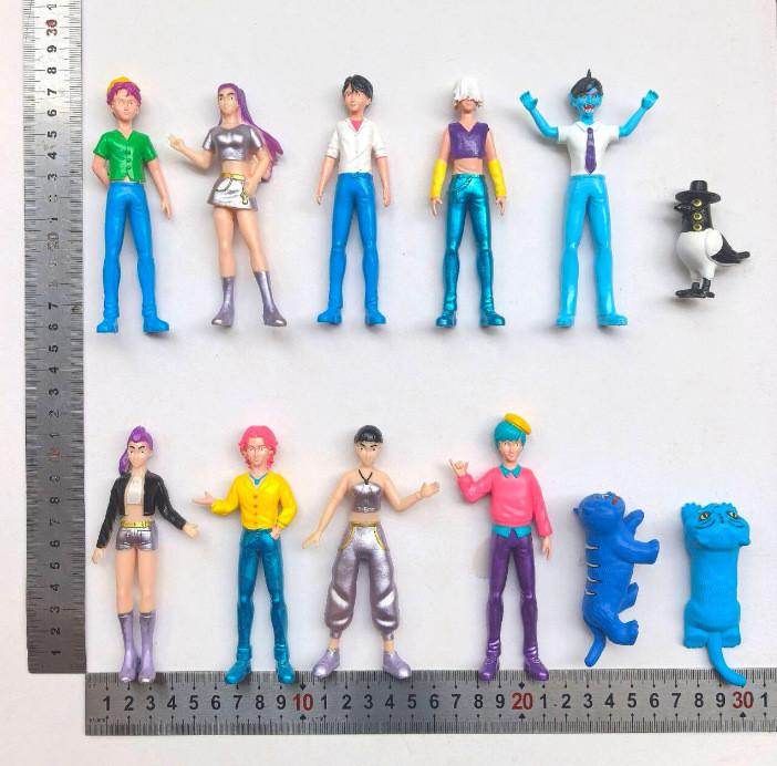 Kpop Demon Hunters Rumi Zoey Mira Karaktermodell Skrivebordsdekorasjonssett For Fans Og Samlere