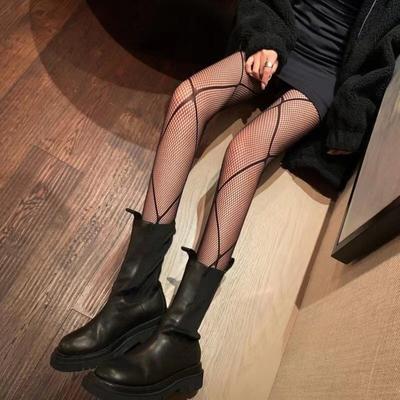 Dámské punčochové kalhoty japonského stylu Letní Nylonový potisk Punčocha Sexy spodní prádlo Gotické Punčochové zboží Bezešvé síťované punčochové kalhoty Vysoká ponožka