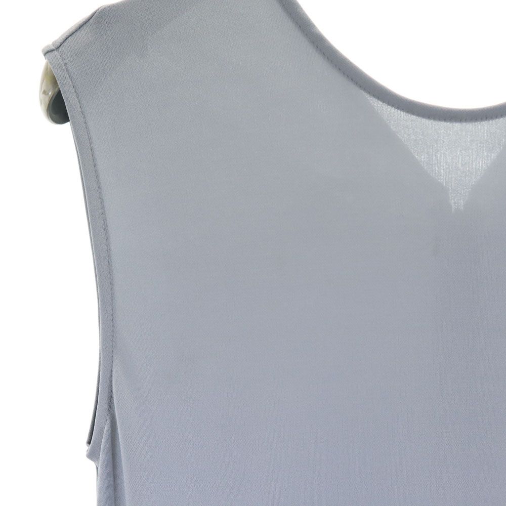 Eauk Made In Japan No Sleeve One Piece 2 Gray Back Zip Women Used