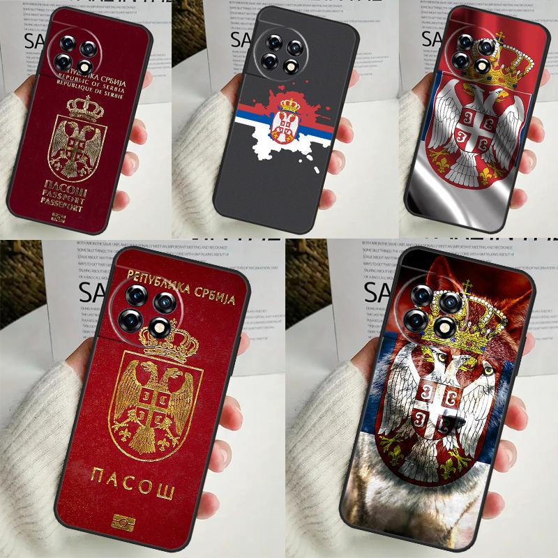 Flag of Serbia Serbian Case For OnePlus Nord CE 4 3 2 Lite 2T N10 N20 N30 OnePlus 12 11 9 10 Pro 8T 10T 12R Cover