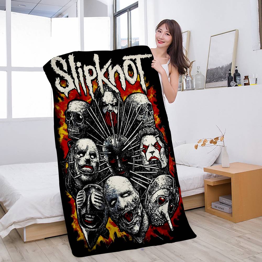 Asciugamano da Spiaggia/Piscina Pop Band S-Slipknot Album Anime Morbido Assorbente Lavetta Regali per Bambini Viaggio Campeggio Palestra